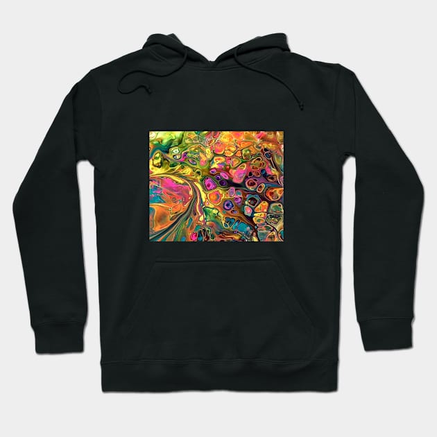 Rainbow Cells Hoodie by CarolineArts